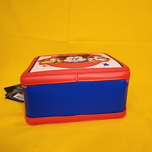 Loungefly Disney Mickey and Friends Classic Lunchbox Crossbody Bag NEW - Picture 8 of 12